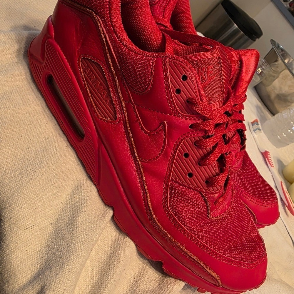 Red Nike Air Max Sneakers